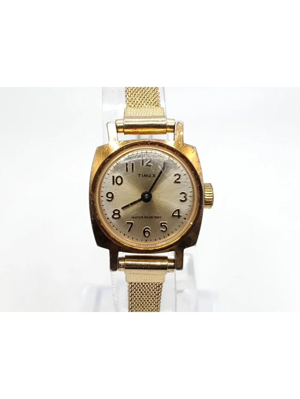 Vintage Timex Mechanical Watch Womens Running Gold Tone 20mm